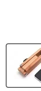 Foldable Adjustable Wooden Clamp Wood Leather Craft Hand Stitching Pony Lacing Sewing DIY Tool