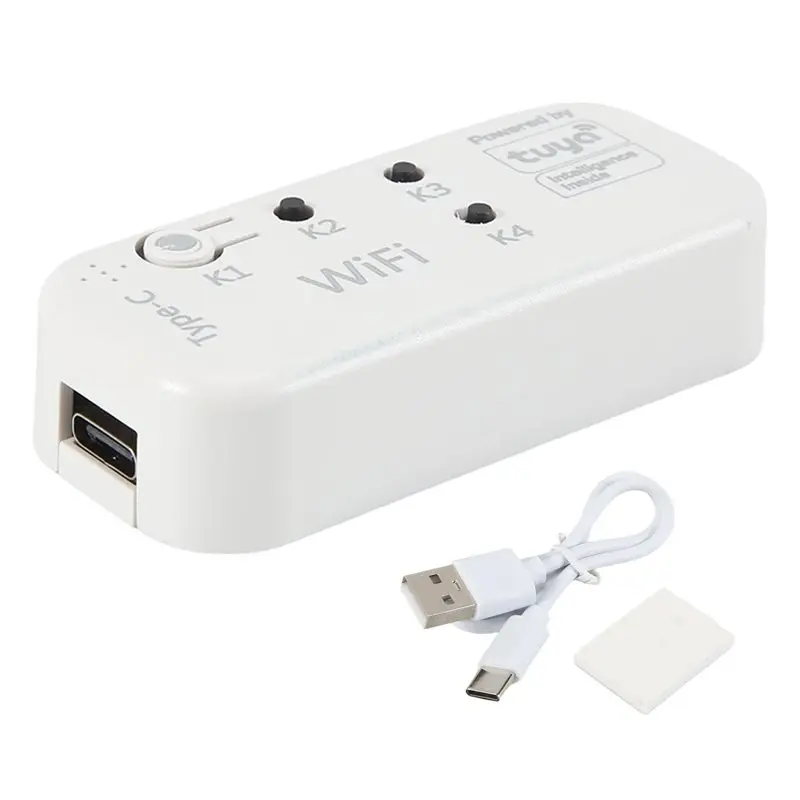 SQPP-Tuya 433Mhz RF Duplicator Garage Door Remote Control Duplicator For Electric Door Rolling Door Curtain Awning Sunshade