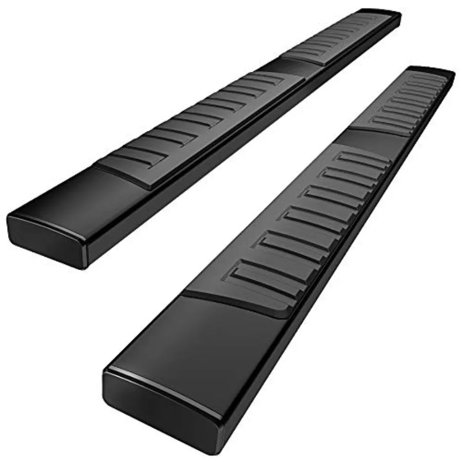 

6 Inches Running Boards Compatible with 2015-2026 Ford F-150 SuperCab 2017-2026 Ford F250 F350 SuperCab Aluminum Black Side Ste