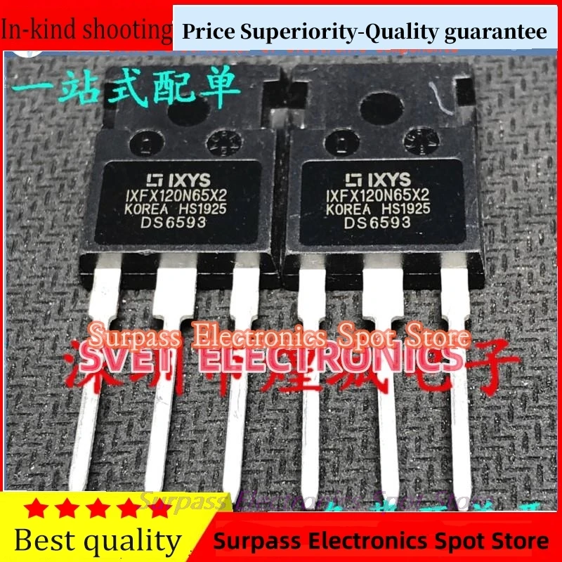 

10PCS-50PCS IXFX120N65X2 TO-247 MOS 120A 650V Fast shipping Quick Delivery