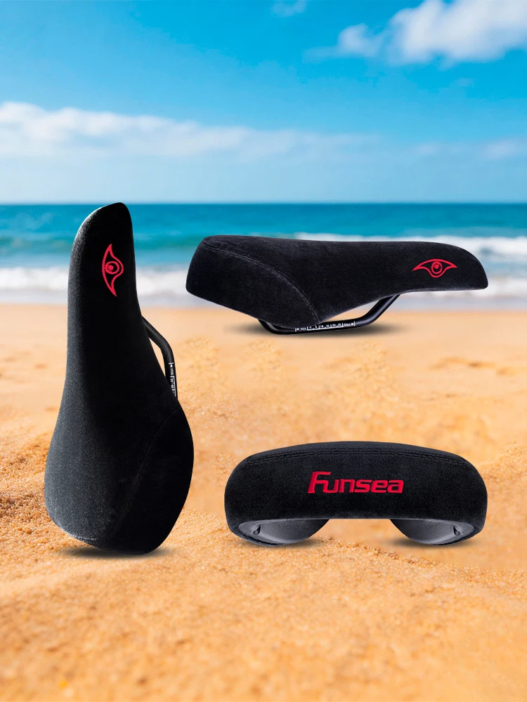 AliExpress Funsea Seat Eagle Eye Red Bike Saddle Wheelie Stunt Big BMX Cruiser Bicycle Accessaries Grippy Surface Strong 8mm Steel Rail