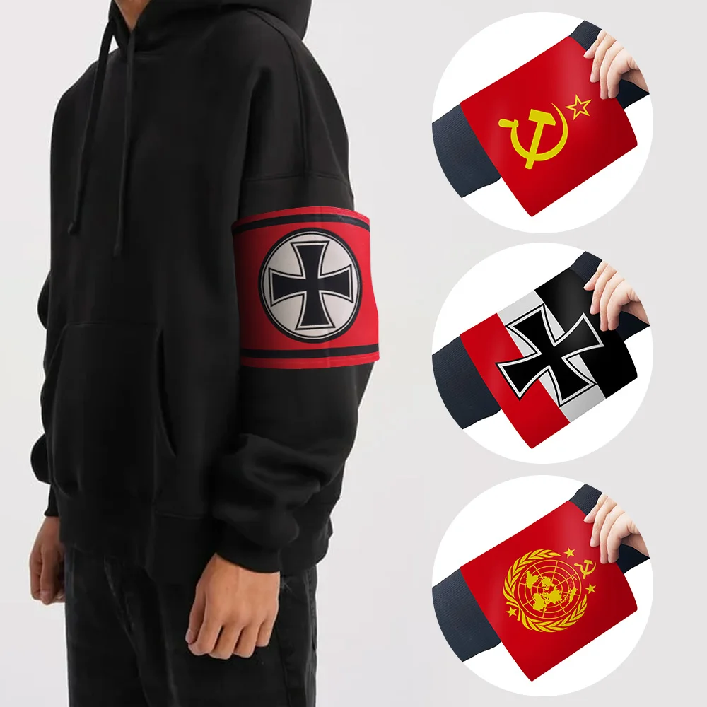 شارة الأكمام بشريط اليد المتقاطع الألماني مع الرسوم المتحركة التنكرية، زي التجوال، والأزياء والدعائم الطرفية