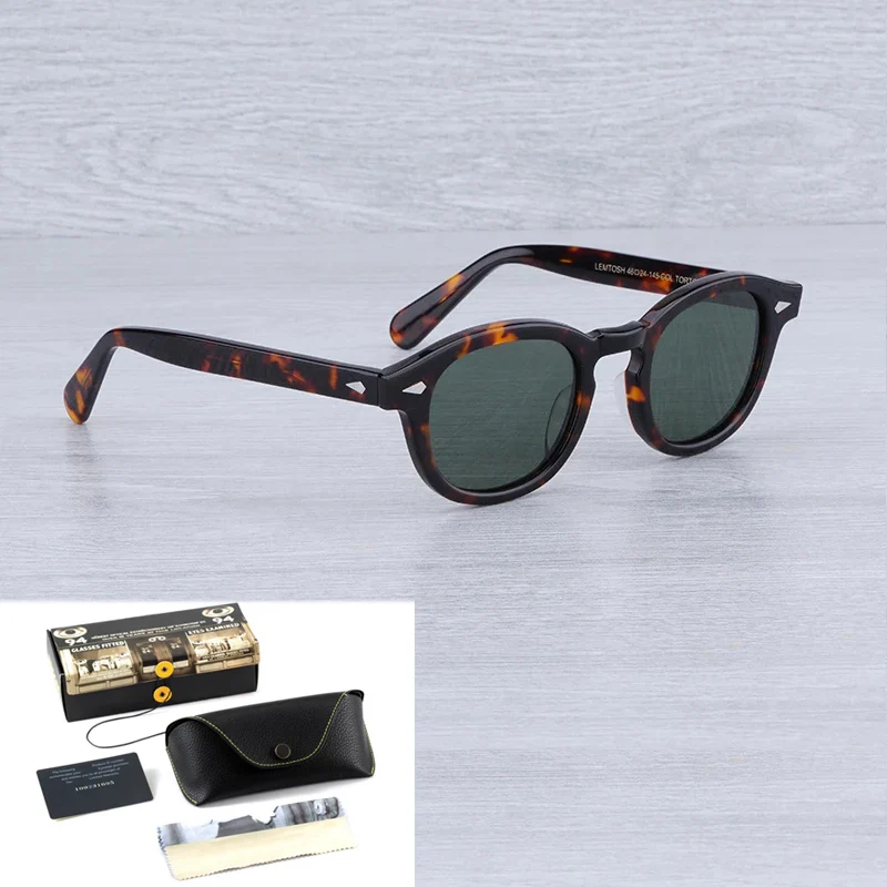 

Johnny Depp Sunglasses Man Lemtosh Polarized Sun Glasses Woman Luxury Brand Design Vintage Acetate UV400 Driver Shade Goggles