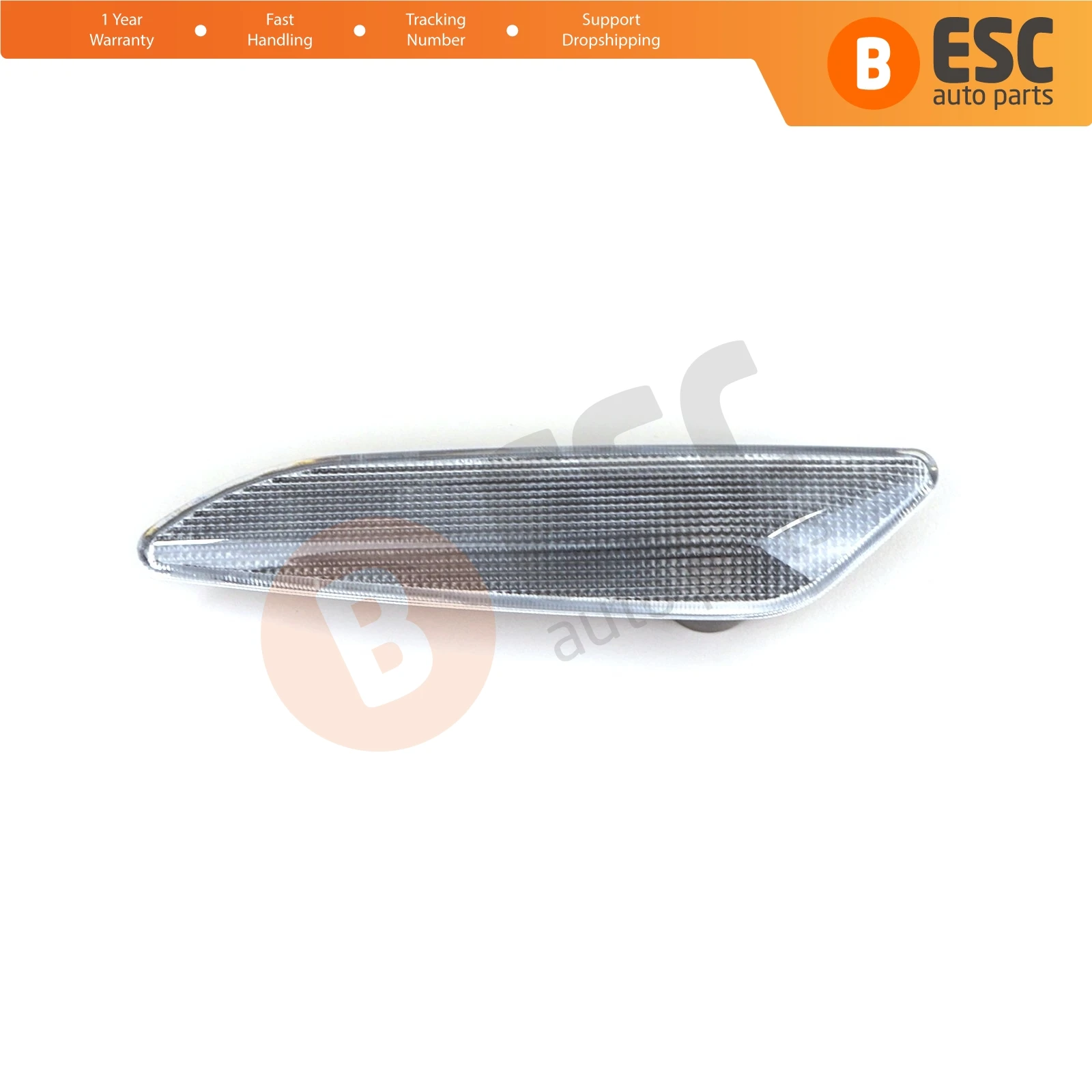 ESP1130-2 RIGHT Side Indicator Repeater Lamp Signal White for Fiat Egea Tipo 356 Alfa 147 156 Lancia Delta Ypsilon 3 60686516