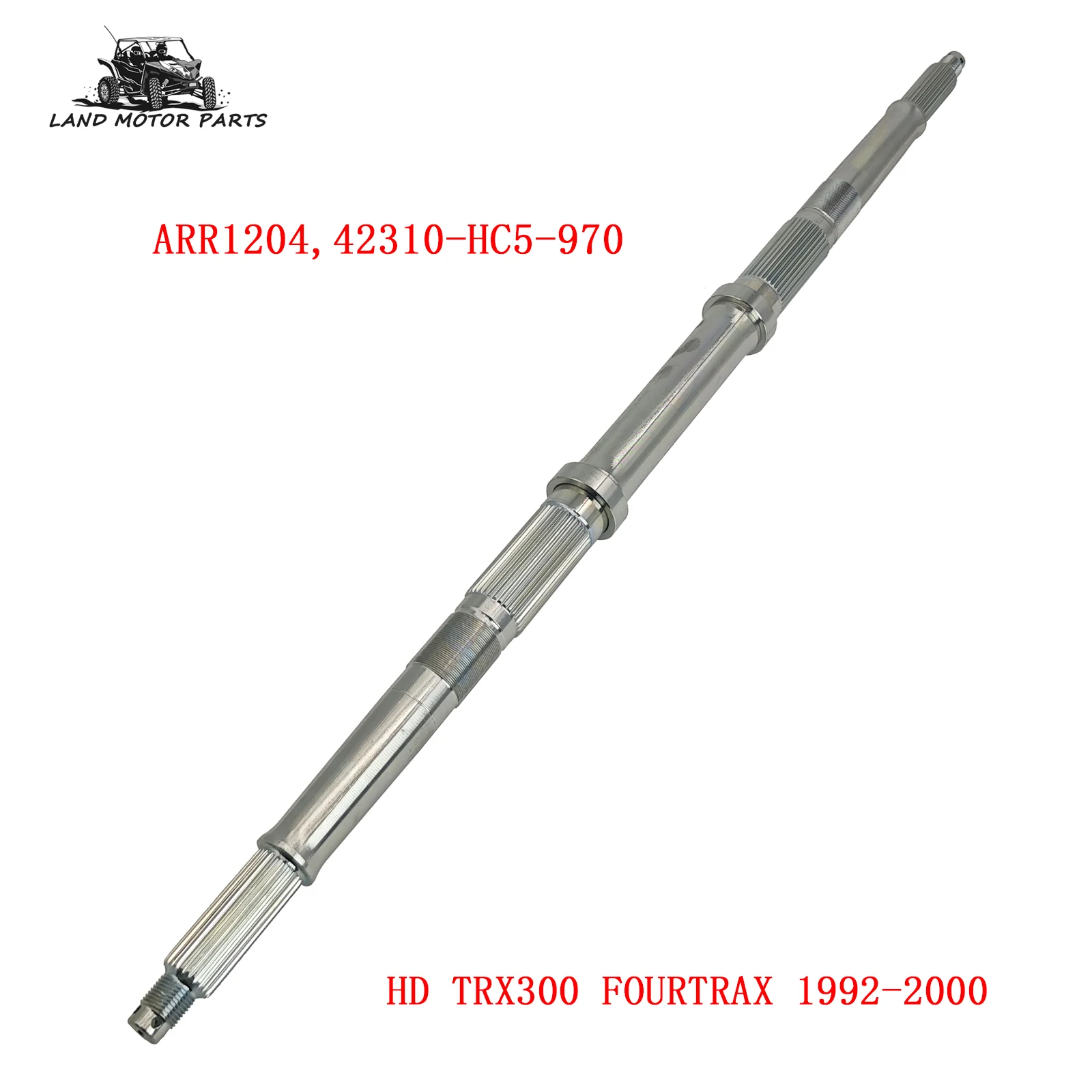 Rear axle with nut ARR1204,42310-HC5-970 For HD TRX300 FOURTRAX 1992-2000
