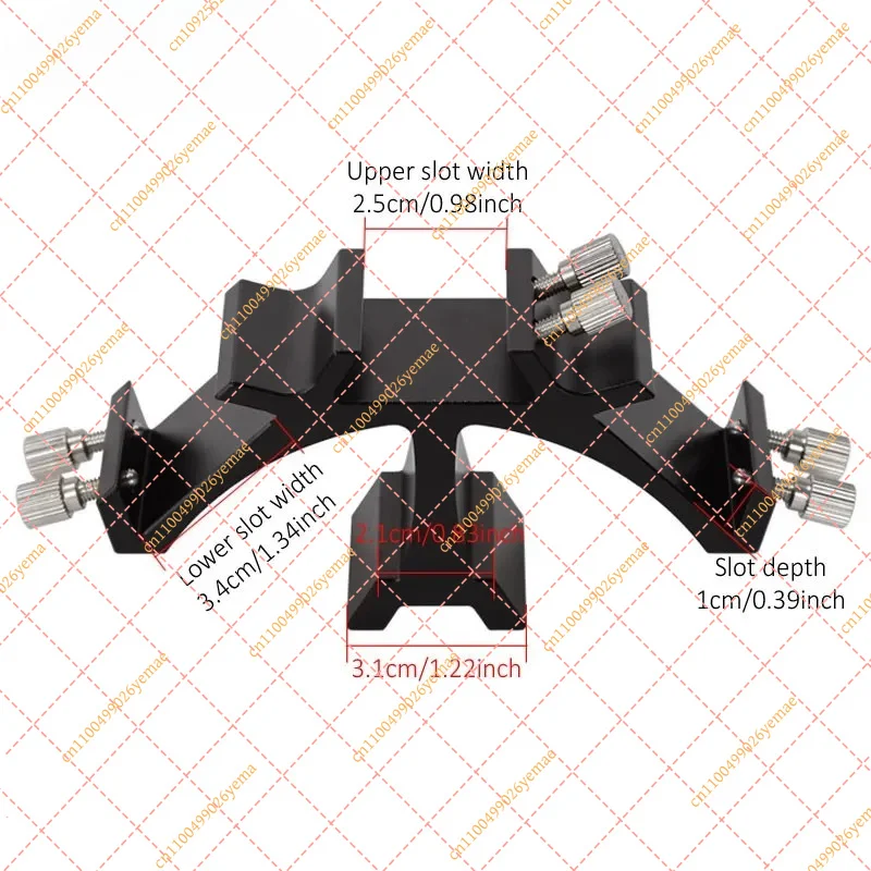 Dual Finder Scope Mounting Bracket, Astronomical Telescope Accessory