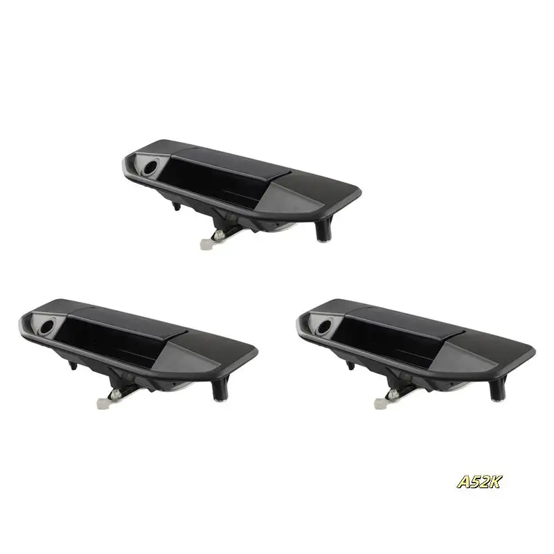 

3X Trunk Outside Door Handle Rear Side Exterior Door Handle Cover With Camera Hole For Changan Hunter F70 Pickup