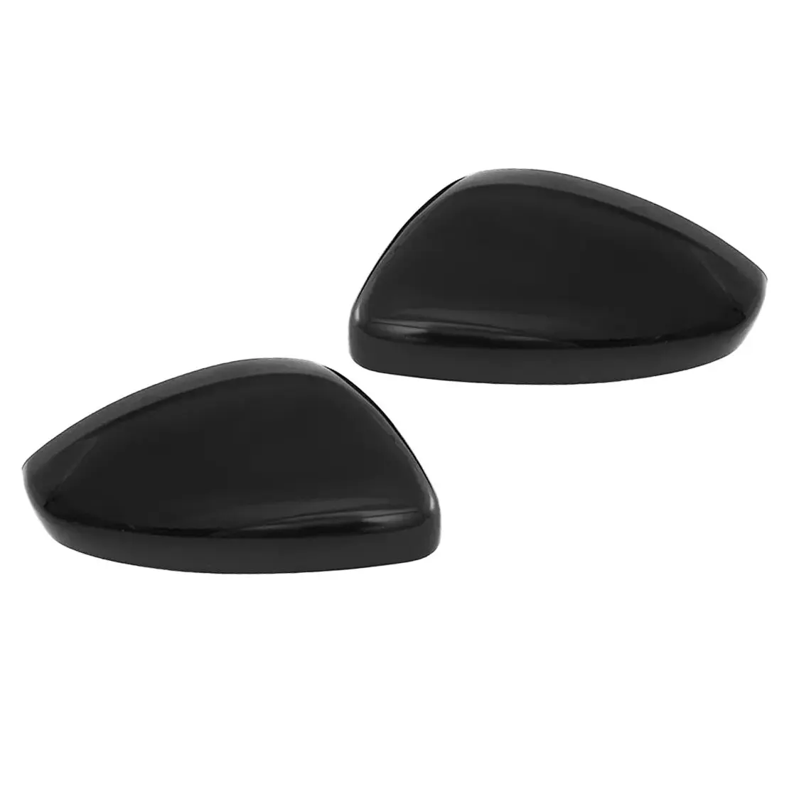 

1 Pair Self-Adhesive Rearview Side Mirror Cover Cap Trim Fit for Citroen C3 Peugeot 208 2008 2016 2017 2018 Gloss Black