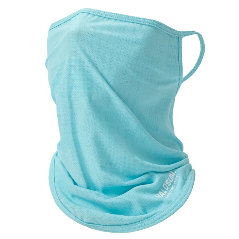 Dünne, atmungsaktive, schnell trocknende Outdoor-Gesichtsmaske, Sonnenschutz, Sommer-Eisseidenschal, Buchstabenpullover, Halswärmer – Detail 9