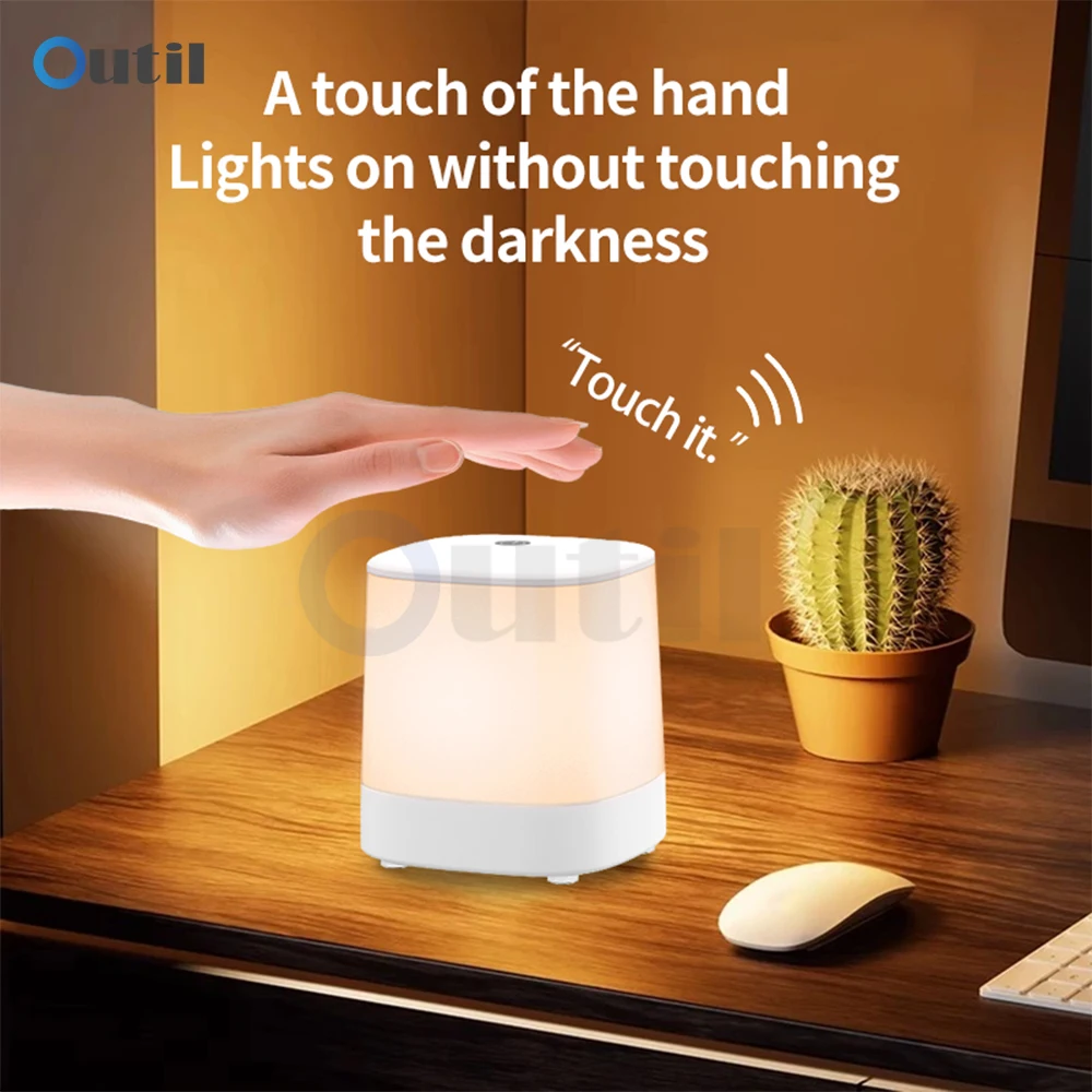 

Touch Night Lamp WIFI Smart Bedside Night Light Remote Timer Switch Voice Control Type C Interface For Kitchen Bedroom Home