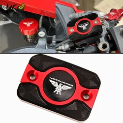 For Moto Morini XCape 650 X-CAPE 650 Seiemmezzo 2019-2024 Motorcycle CNC Accessories Rear Front Brake Fluid Reservoir Cover Cap