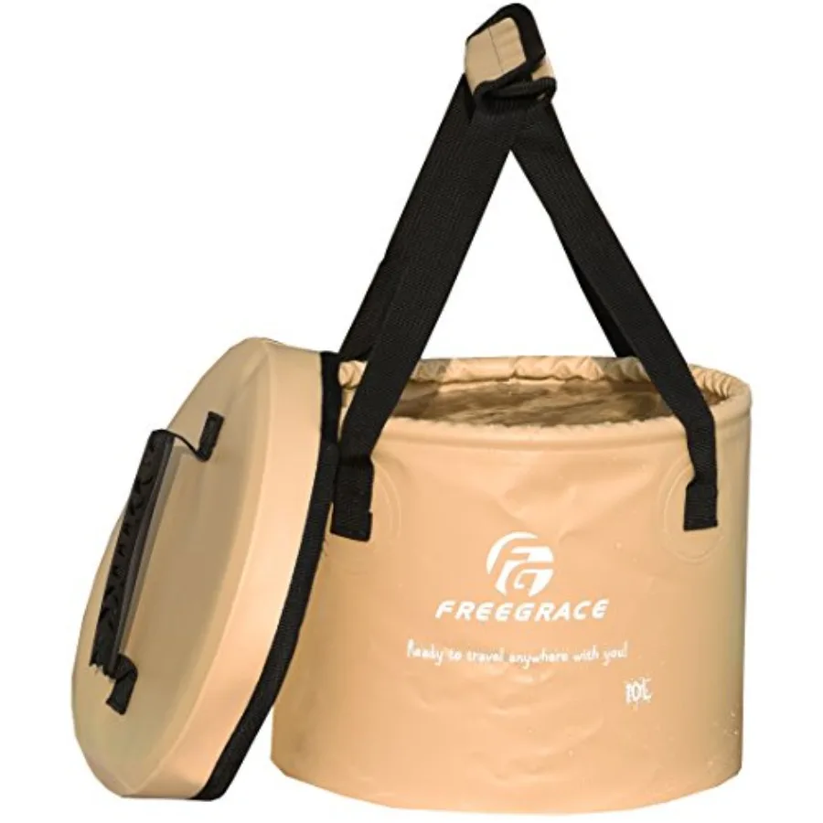 

Складной но многофункциональный складной но премиум-класса, но идеальное снаряжение для кемпинга, пешего туризма и путешествий, хаки, 10 л (обновленный)