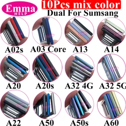 10 pz Sim Card Holder per Samsung Galaxy A14 A13 A22 A32 A60 A50S A03Core A02S Dual Sim Slot vassoio presa telefono adattatore cassetto
