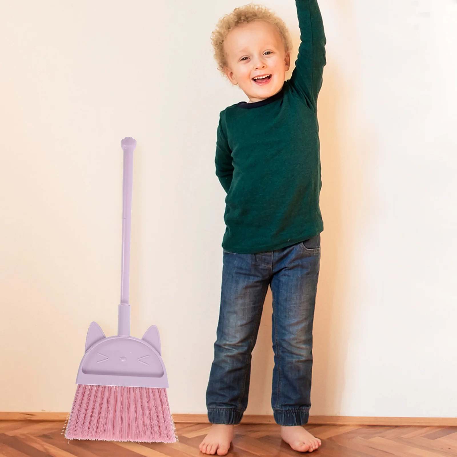 Cat Broom Household Cleaning Supply Children Children\'s Home Lovely Toy Small Toddler