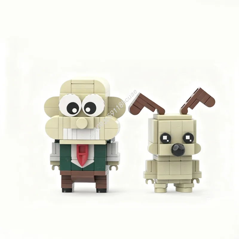 178 Uds MOC Wallace Gromit Brickheadz modelo bloques de construcción idea arquitectura DIY ladrillo niños juguetes regalos de navidad
