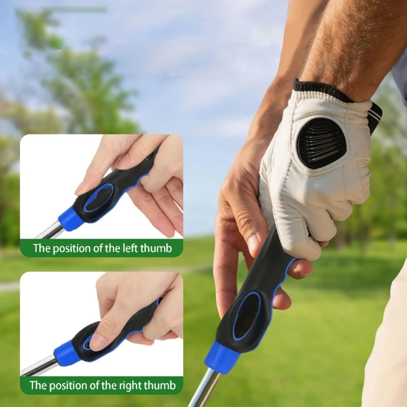2pack Golf Grip Trainers for Right Handed Swing Practice Improve Accuracy Colorful Comfortable Golf Club Grips 24BD