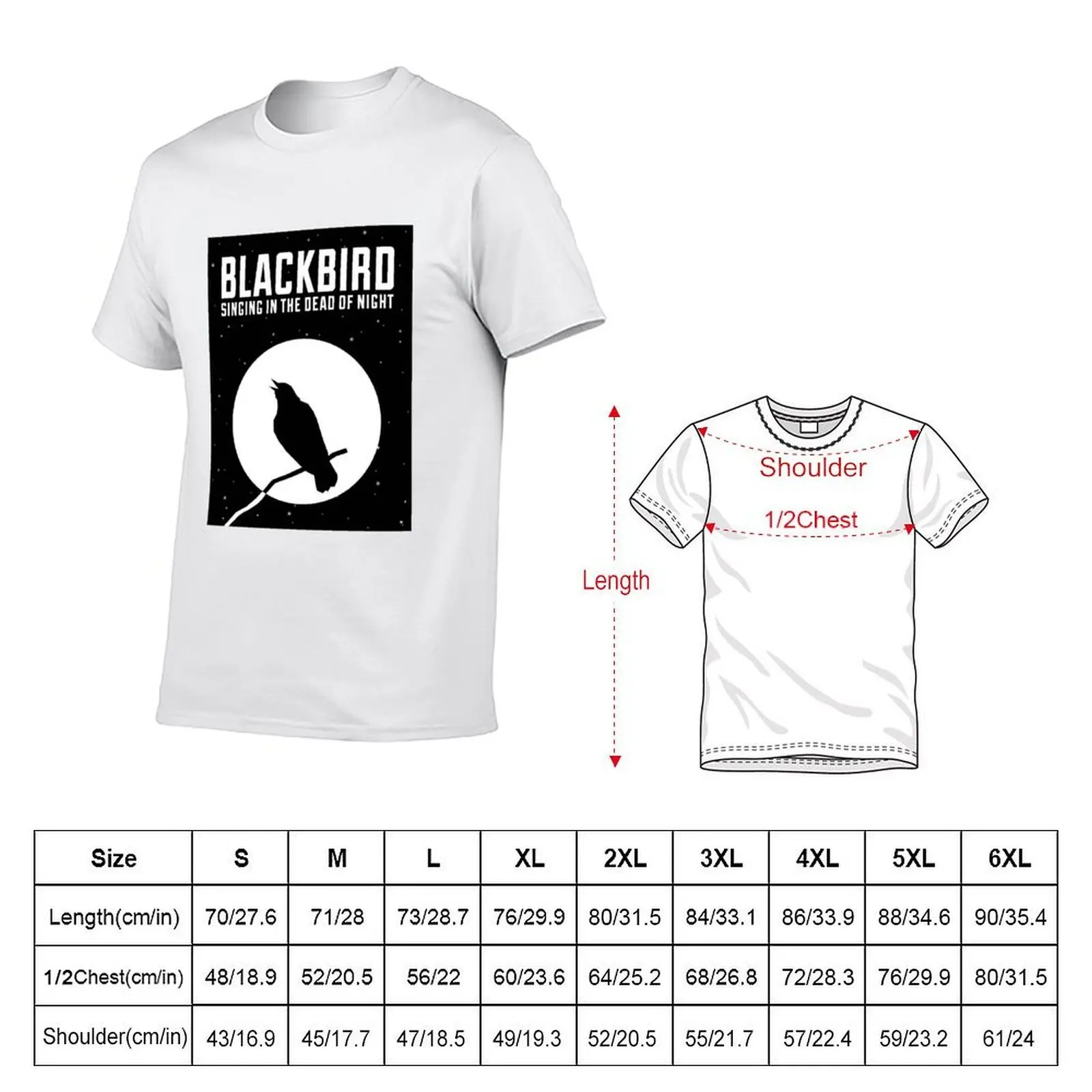 Blackbird T-Shirt graphic t shirts for man man t shirts for men funny t shirts man T-Shirt