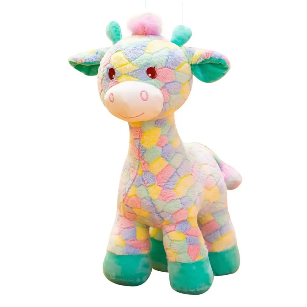 

30CM Home Decor Soft Pillow Pillow Dolls Stuffed for Christmas Fawn Plush Toy Giraffe Doll Rainbow Giraffe Plush Stuffed Toys