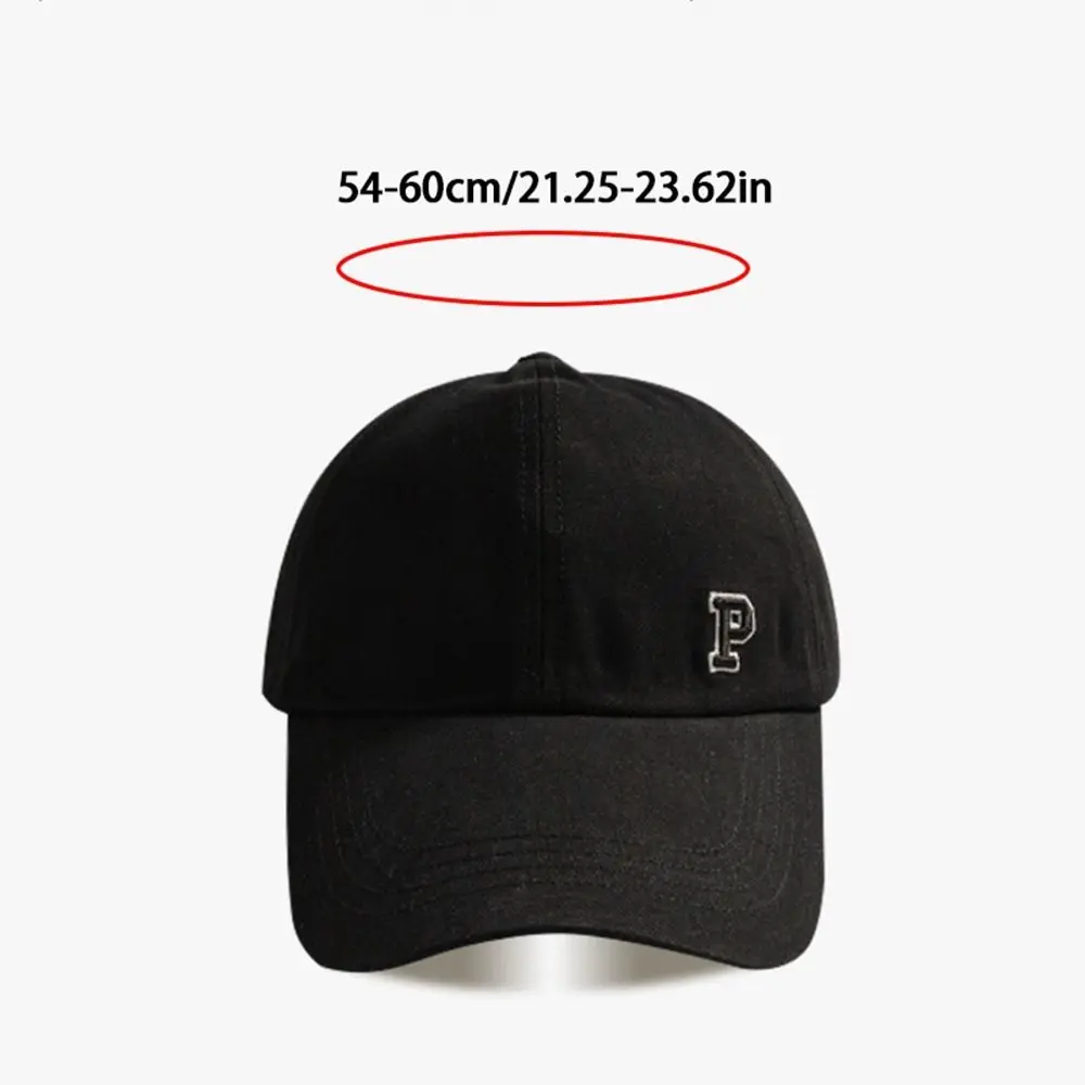 Cotton Men Baseball Caps Sunscreen Hat Peaked Hat Embroidered Letter Sun Hat Girl Baseball Hat Baseball Cap Korean Style Caps