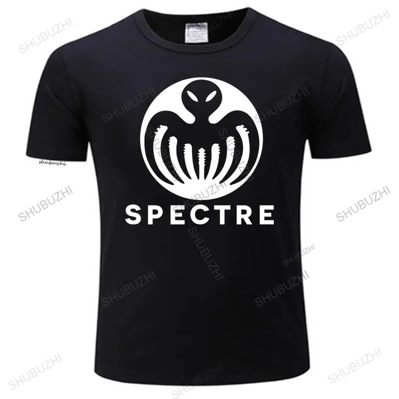 SPECTRE Logo 007 Schwere Baumwolle tshirt ALLE GREN Herre Tee-Shirt gewinner T Shirt Kleidung Beliebte T-Shirt Crewneck tops