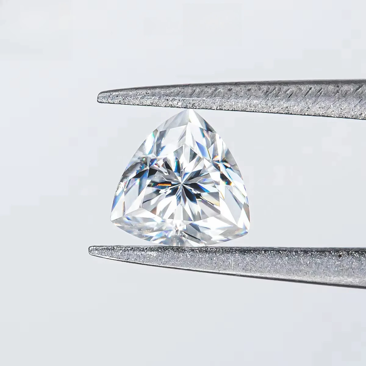 FCGJHW 0.1ct-2ct Trillion Cut Loose Moissanite D Color VVS1 Certificate Factory Store Onlymoss Loose Moissanites Wholesale 2026