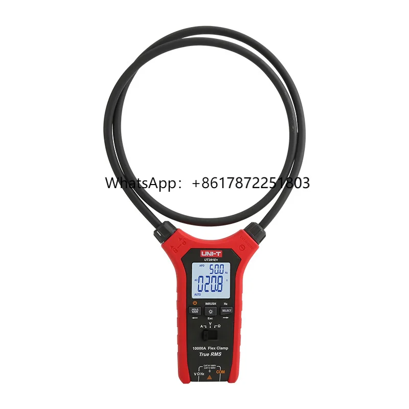 

Original UT281E Professional Flexible Clamp Meter 3000A True RMS AC Voltage and Current Measurement Clamp Meter
