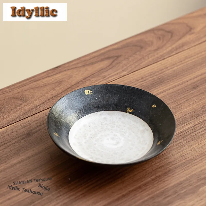 Bote De Cerámica Gruesa Dorada, Soporte Con Rodamiento, Taza De Café, Bandejas Para Servir Postre, Mesa De Elaboración En Seco, Bandeja De Té, Posavasos, Regalo — -47%, 26.02€ Coupon, from 28.19€ – 47% descuento – €28.19