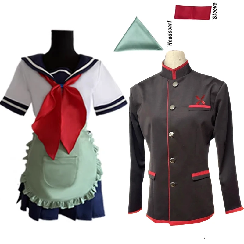 Anime-Handere Amai Odayaka ‌   Jokichi Yudasei Mantel Cosplay Kostüm Halloween Komplettset Stiefel Uniform Kleidung