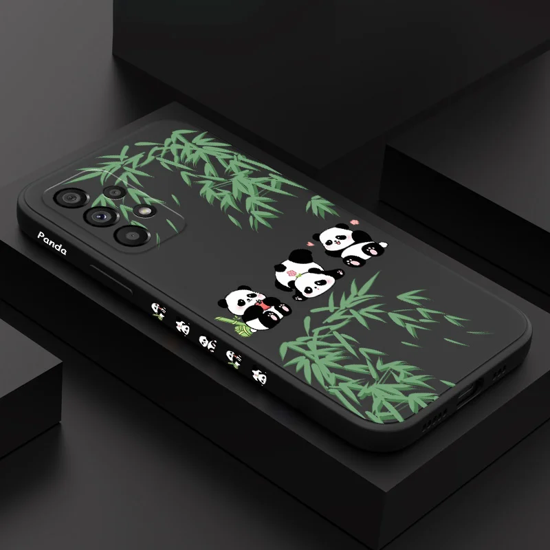 

Delicate Bamboo Phone Case For Samsung Galaxy A73 A53 A33 A23 A13 A03 A72 A52 A52S A32 A22 A12 A71 A51 A31 A21S Silicone Cover