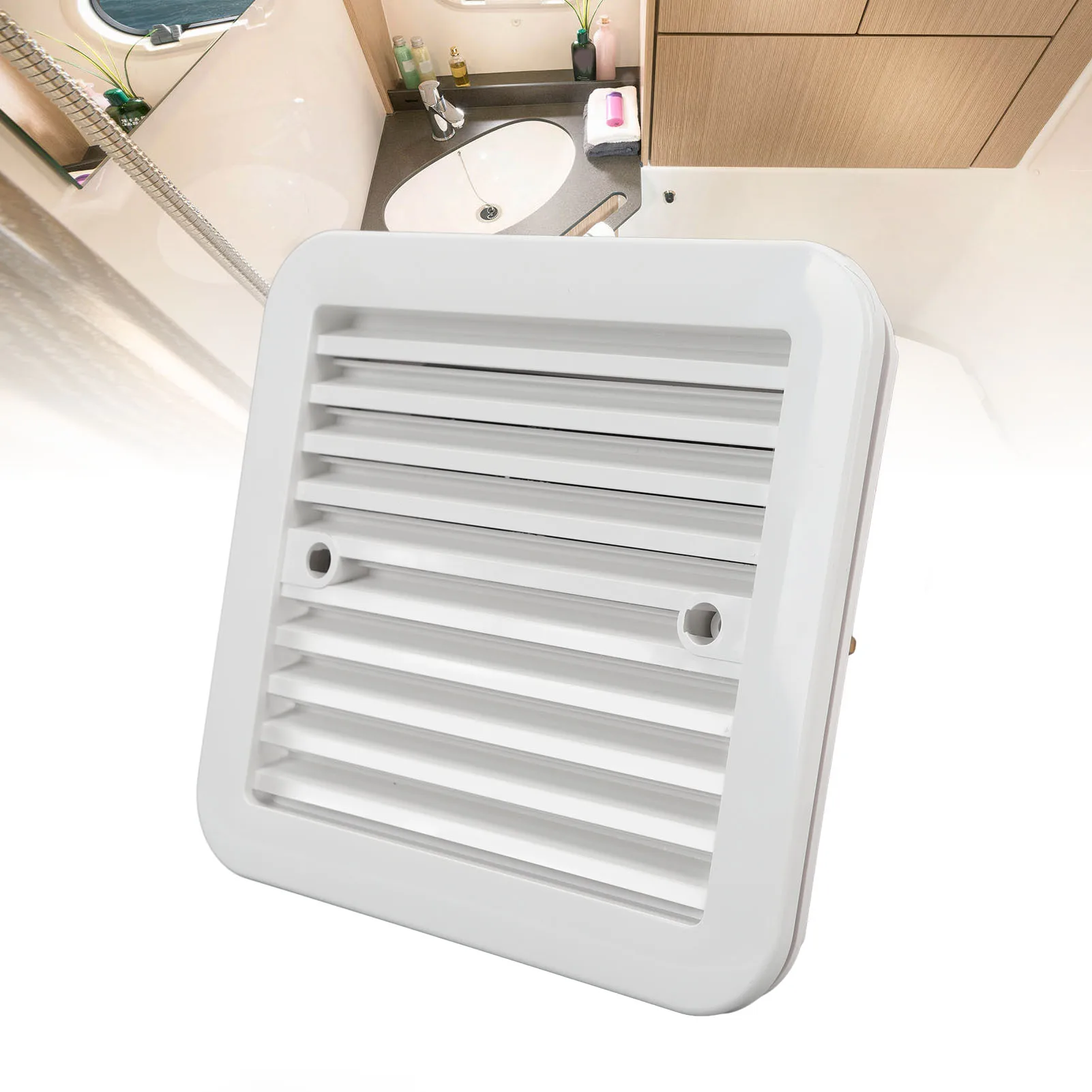 RV Side Vent Fan 1 Way Strong Wind 3000rpm 24V Exhaust Fan for Camper Trailer Boat Yacht Kitchen Bathroom