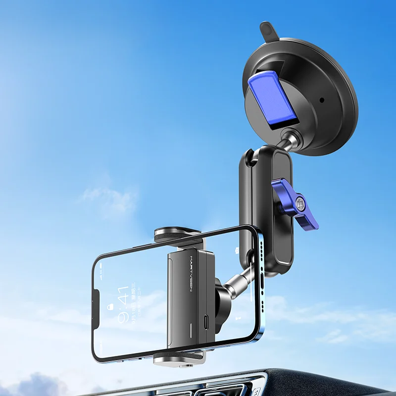 

Universal perfect fit quick release electric car 360 rotating car cup holder cell phone holder 360 rotating car cell phone holde