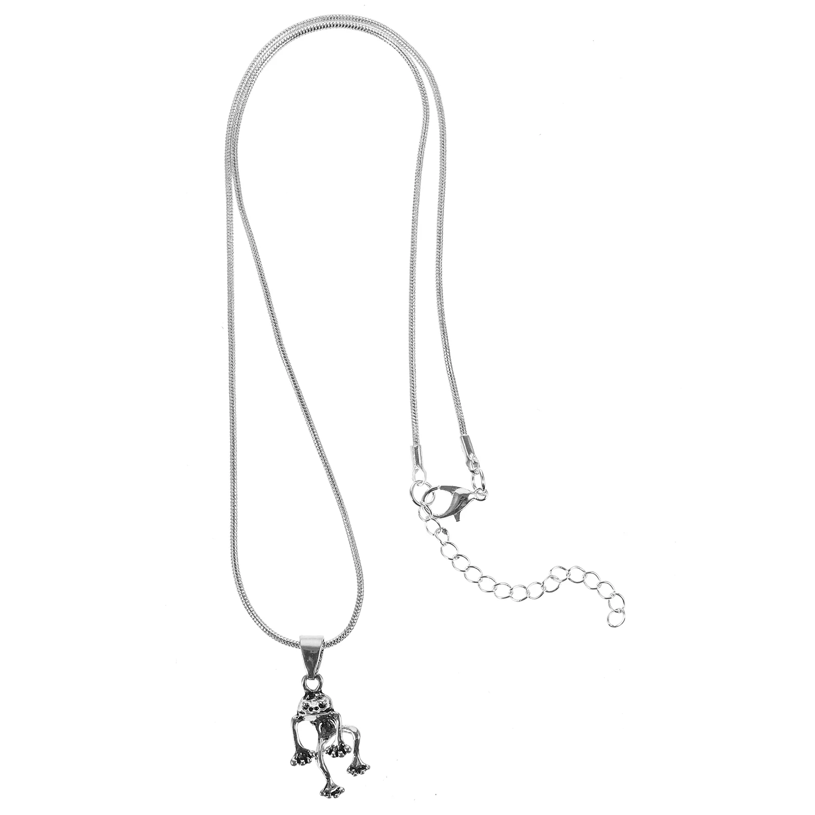 Frog for Vintage Hip Hop Jewelry Creative Animal Pendant Chain Funny Creative Necklace Mens Branch Frog Necklace