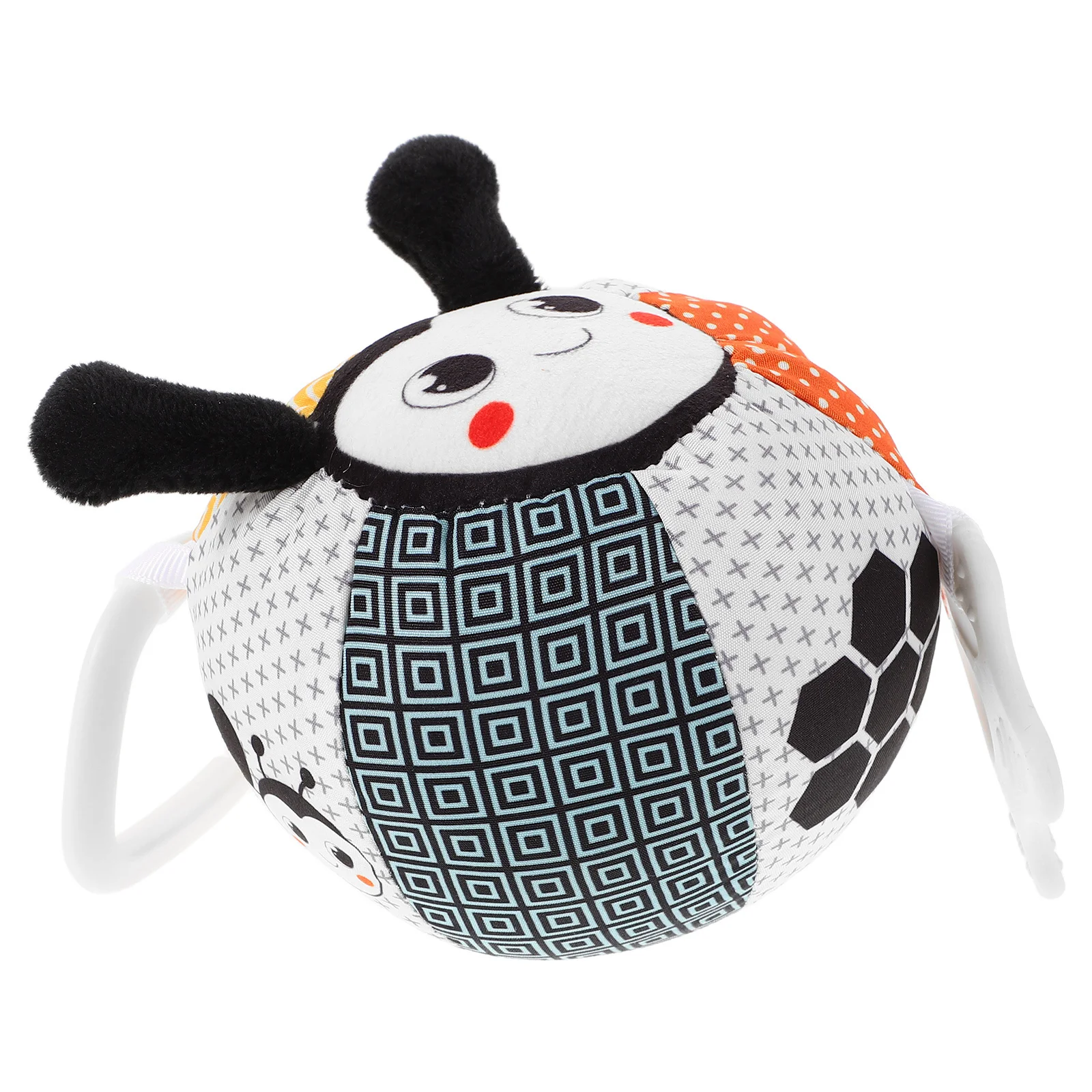 

Baby Early Education Hand Grasp Ball Soft Fabric Sensory Newborn Grabbing Ball for Tummy Times Stroller Rattles Tags