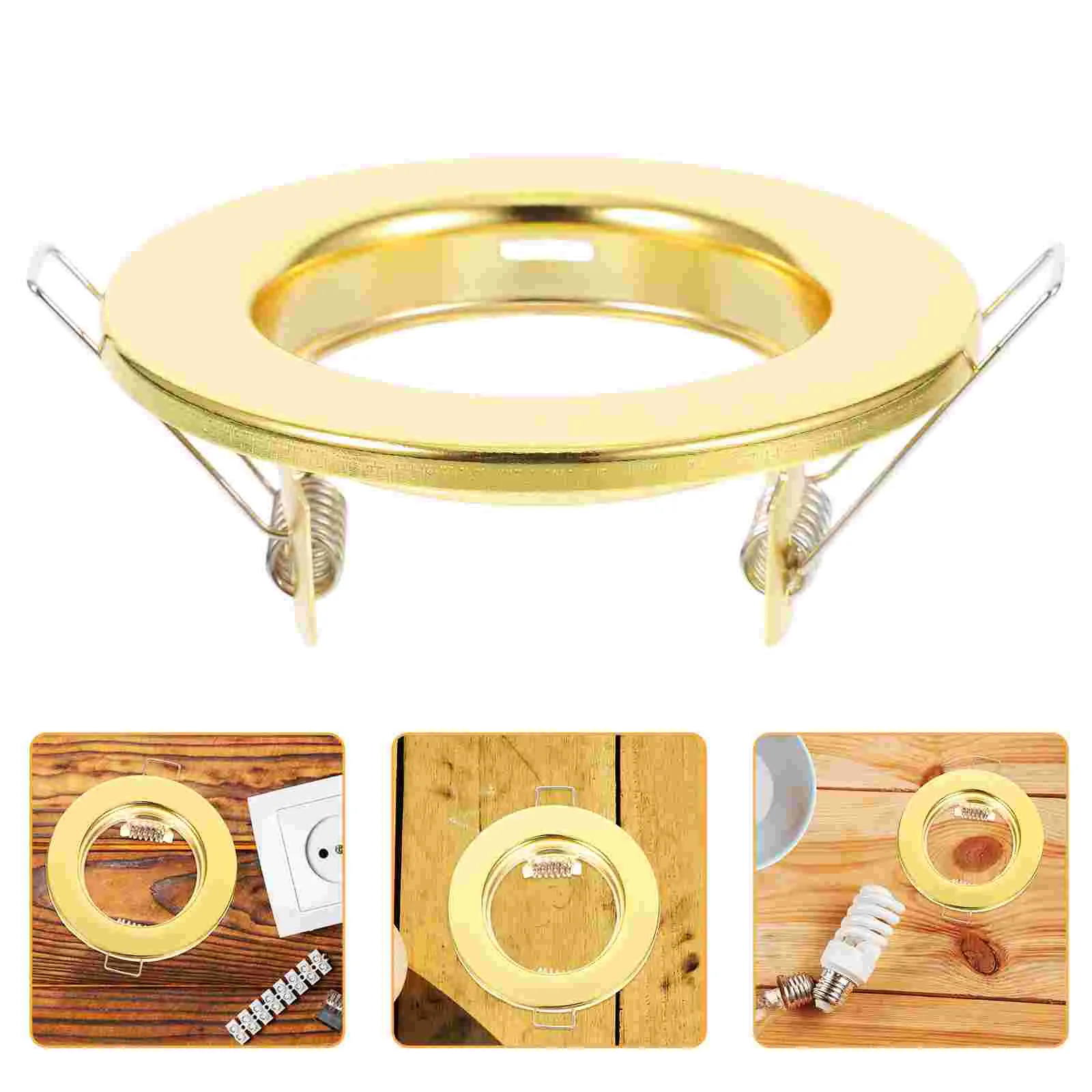 

Ceiling Lamp Shell Recessed Can Lights Embedded LED Trim Cover Canned Iron Clips Lighting Installations