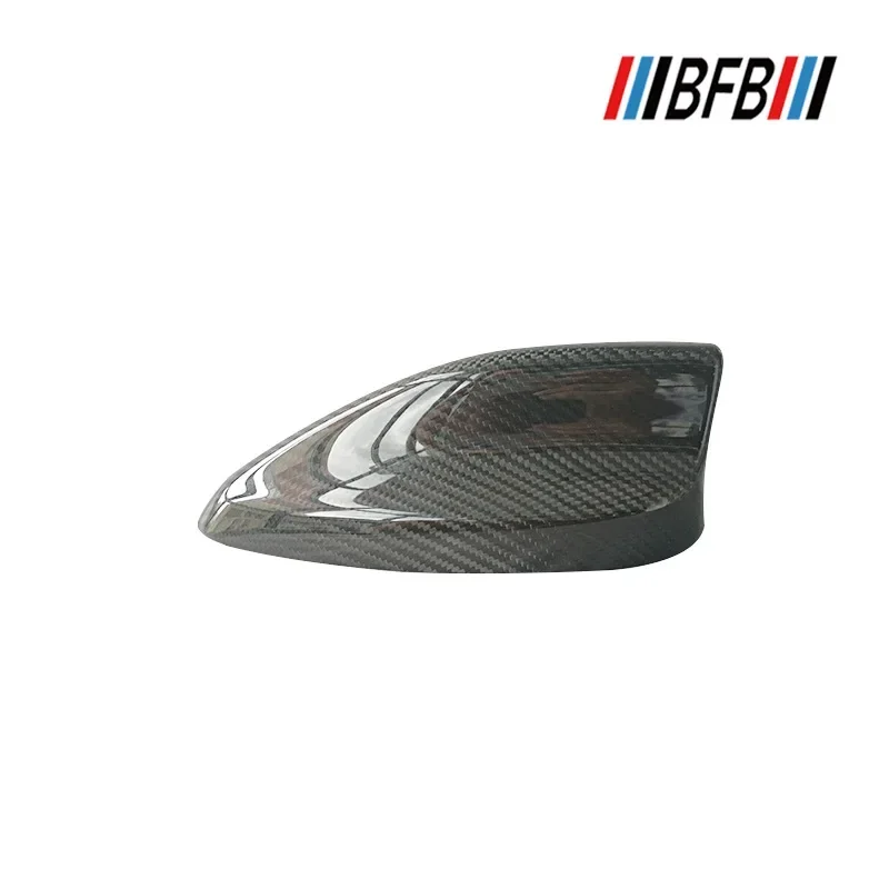 For Ford Mustang Mach-E Real Dry Carbon Fiber 2021-2024 Exterior Shark Fin Antenna Shell Decoration Modification Accessories