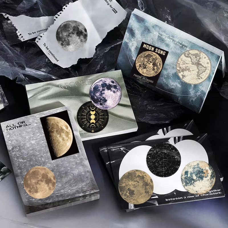 50pcs Retro Universe Planet Vinyl Stickers Vintage Celestial Designs for Water Bottles Cars Cups Computers Guitars Skateboards