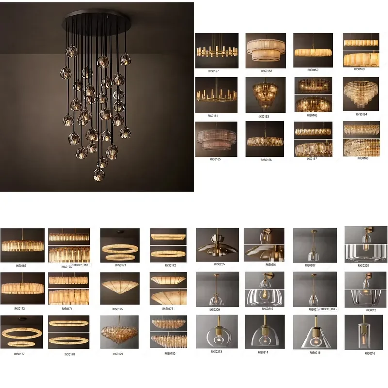 for Nordic Modern Simple Glass Rod Chandelier Natural Brass Dimmable Decorative Lighting Elegant Ceiling Lamp  Living Room