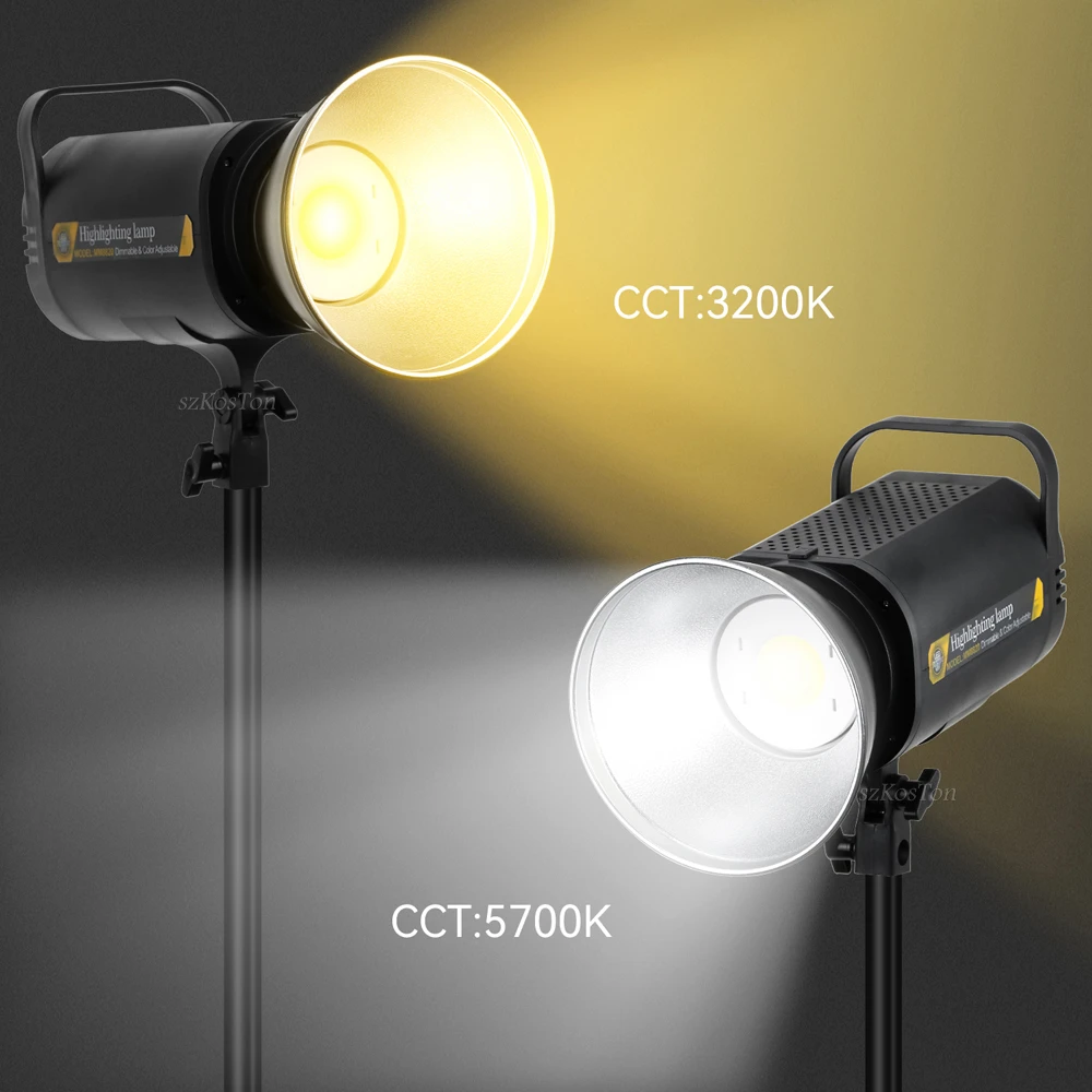 100W LED Füllen Licht Studio Video Licht 2700-6500K Dimmbare Bowens Berg Kontinuierliche Licht Fernbedienung Video aufnahme – Detail 9