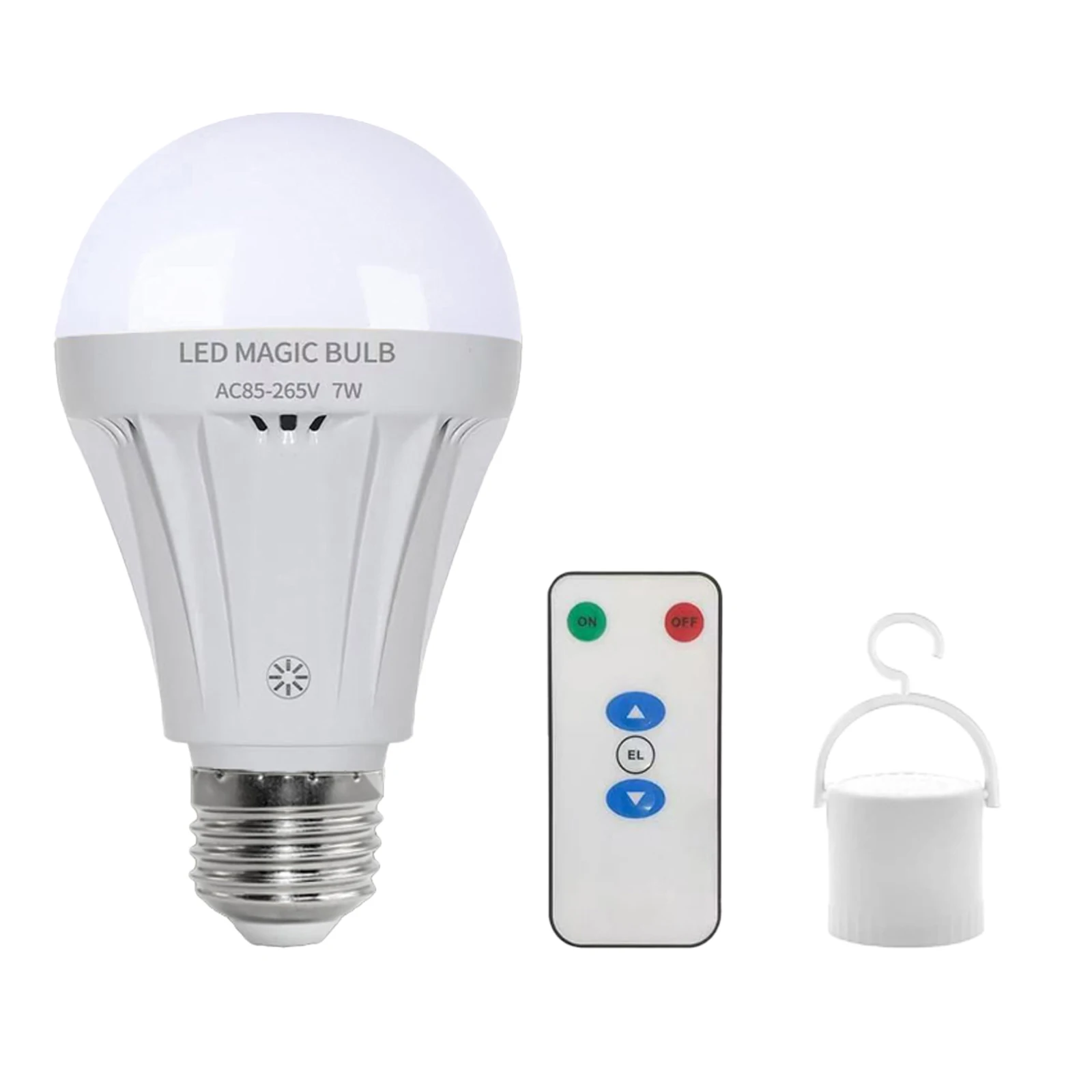 

Rechargeable Light Bulbs, LED Magic Bulb with Remote Controller Warm White Emergency Lamp Without Warm