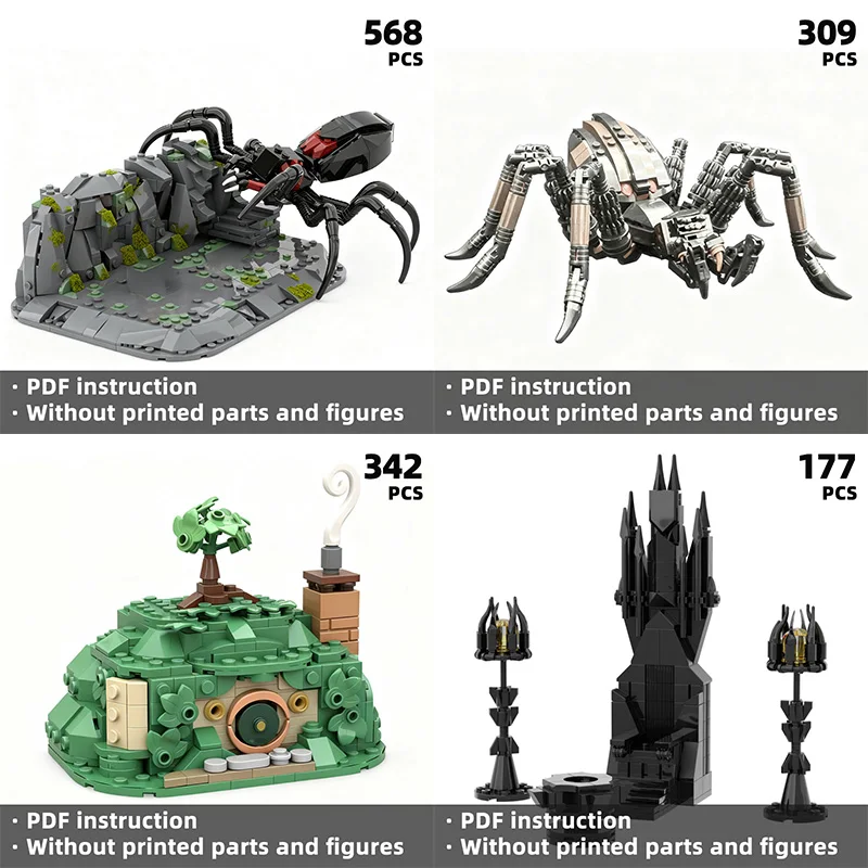 

DIY legendary adventure journey,scene construction building blocks,mysterious rings movie building blocks from the old continent