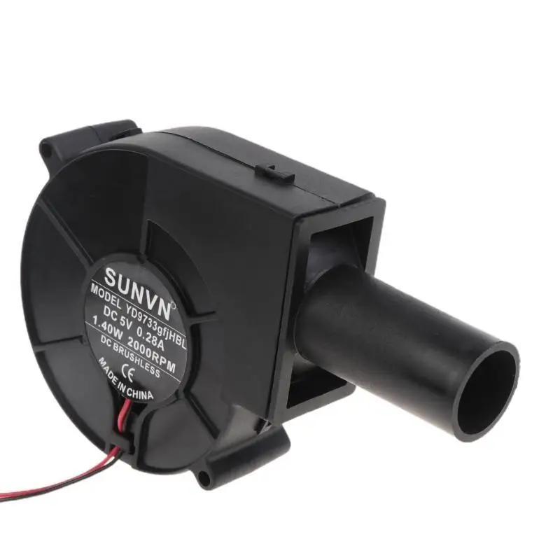 652F BBQ Fan Outdoor Koken Blower Houtskool Schoorsteen Starter Picknick Barbecue Elektrische Fans 9733 5V 12V 24V 2Pin 97mm