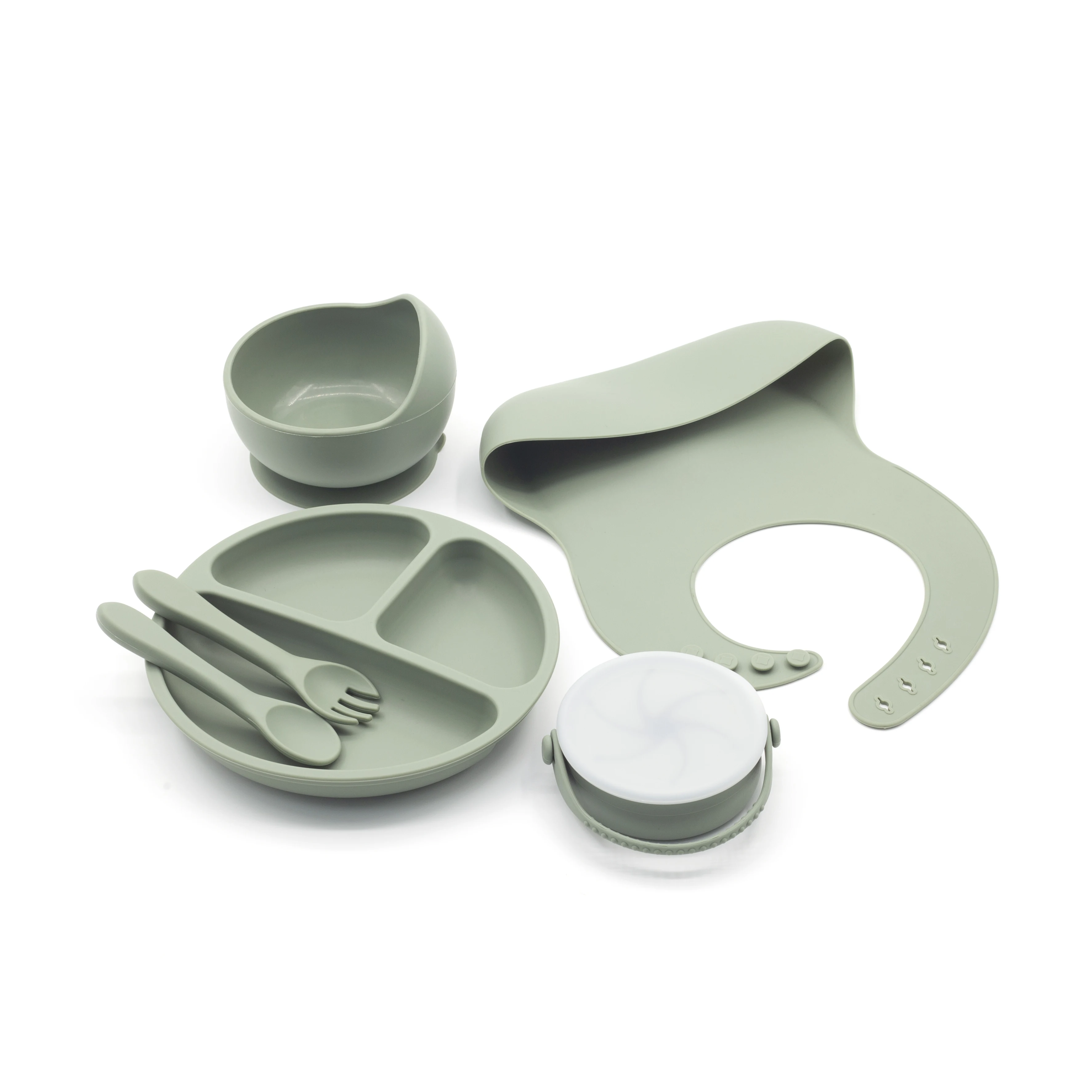Silicone Baby Feeding Set, Bab - Baby Led Weaning Set recension och pris