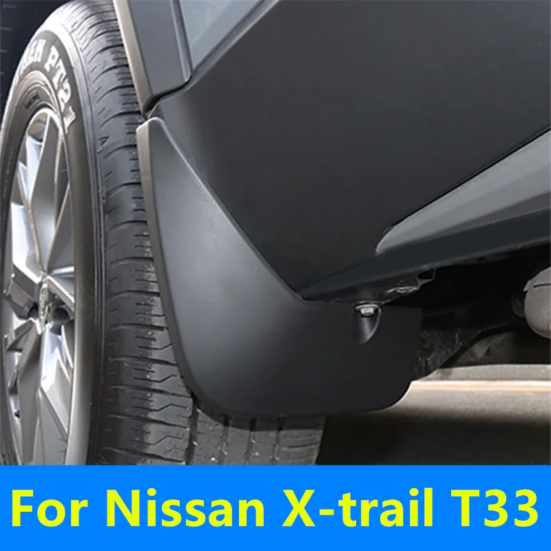 For Nissan T33 X-trail  2022 2023 2024 Four wheel protective mudguard rear wheel front lining mudguard modified accessories