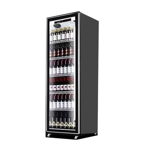 Refrigerador Con Pantalla Led Para Bebidas, Exhibidor De