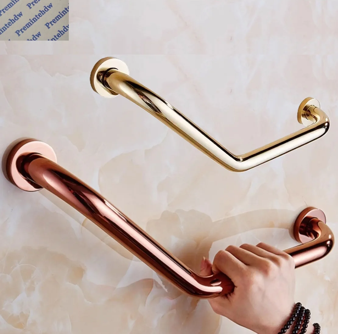 1pc-brass-135-degrees-angled-bath-safety-grab-bar-rose-gold-antique-copper