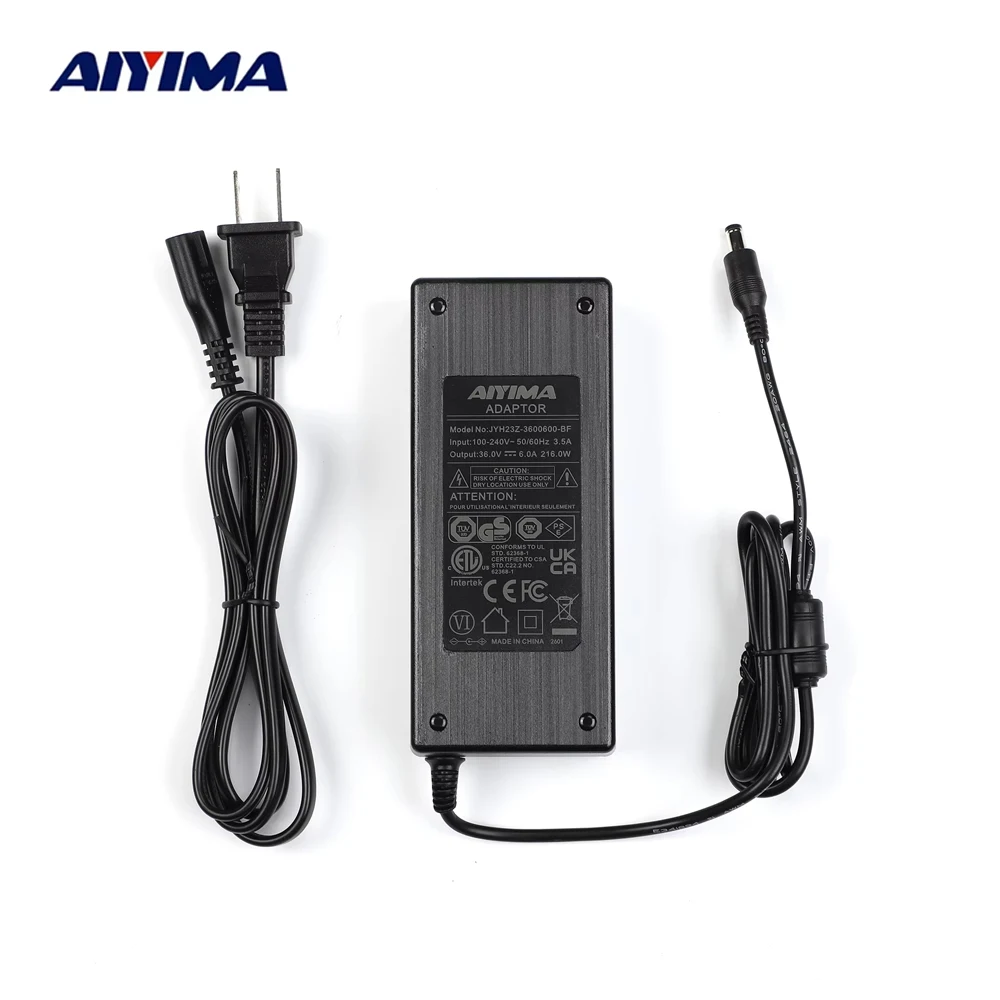 AIYIMA DC 36V 6A Amplifier Power Adapter Power Supply For Audio Amplifier Power Plug EU/US