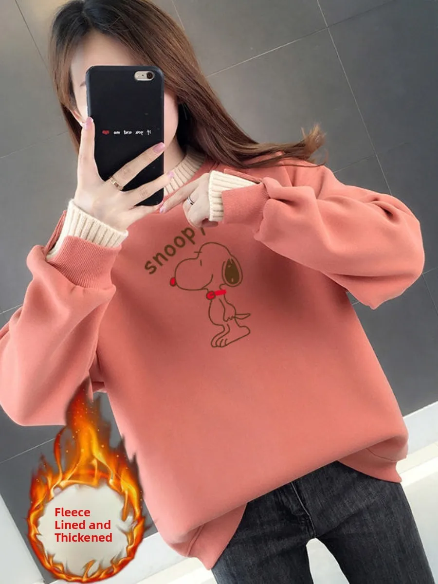 sudadera-con-capucha-de-forro-polar-grueso-para-mujer-conjunto-de-dos-piezas-de-moda-coreana-holgado-con-cuello-medio-alto