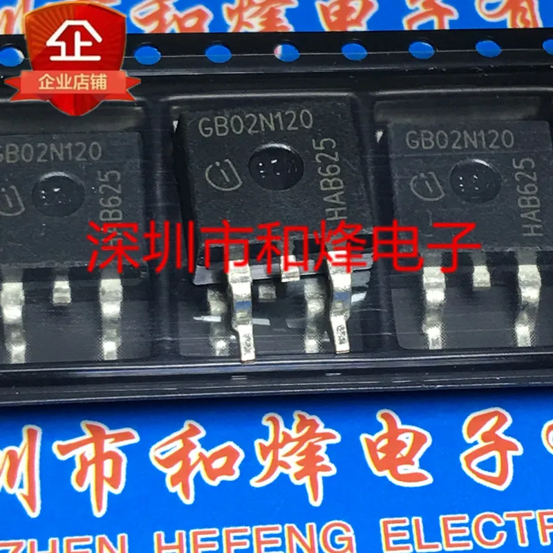 5PCS-10PCS GB02N120 SGB02N120 TO-263 1200V 2A ใหม่และต้นฉบับบนสต็อก