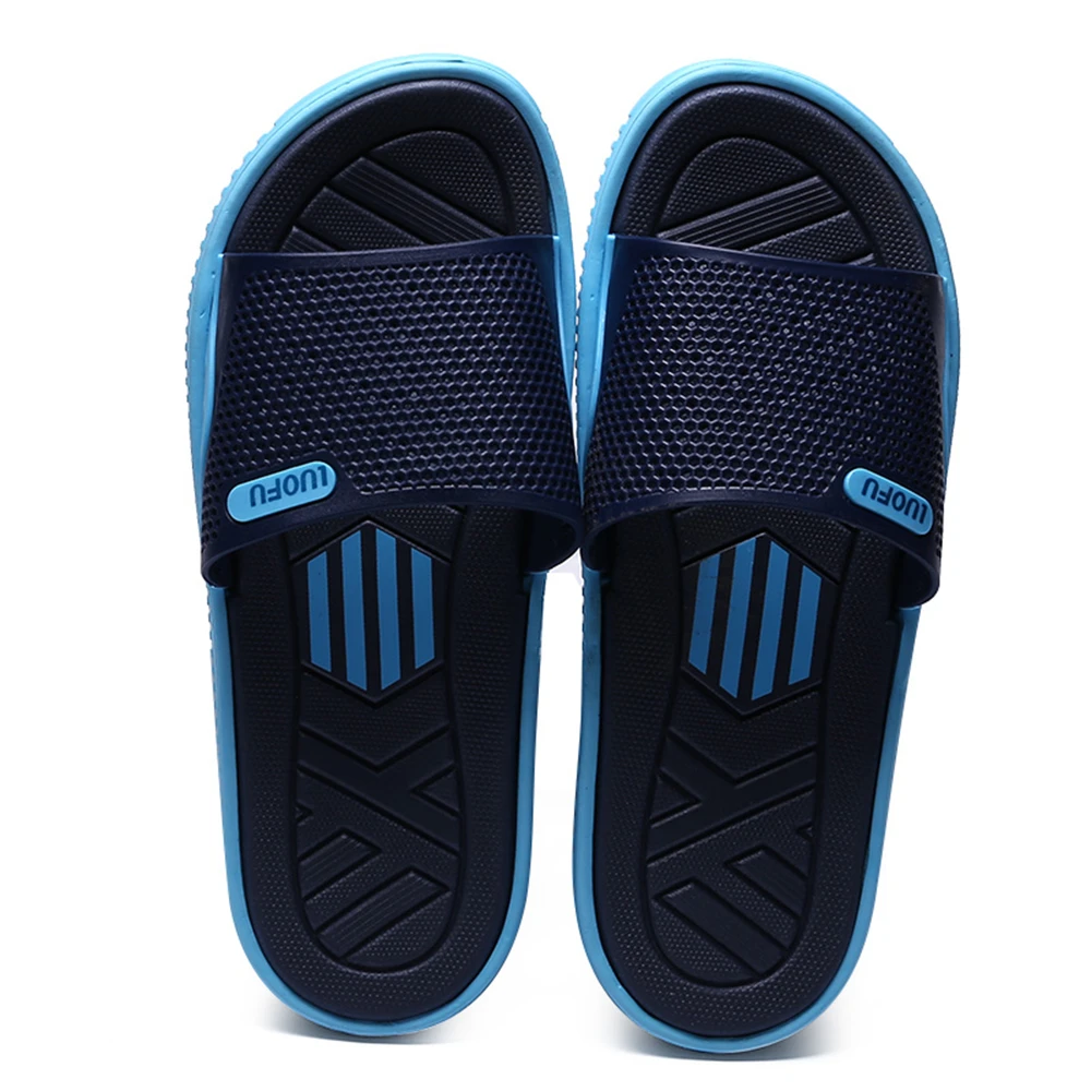 Flip Flops Sports Style Men\'s Slippers Summer Comfortable Breathable Casual Men\'s Sandals Home Bathroom Non-slip Male Slippers