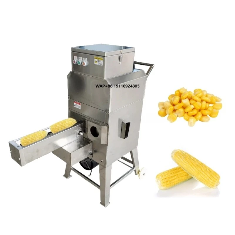 Sweet Corn Peeler Thresher Maize Shelling Machine Industrial Maize Dehusking Threshing Corn Kernel Removing Corn Sheller Machine